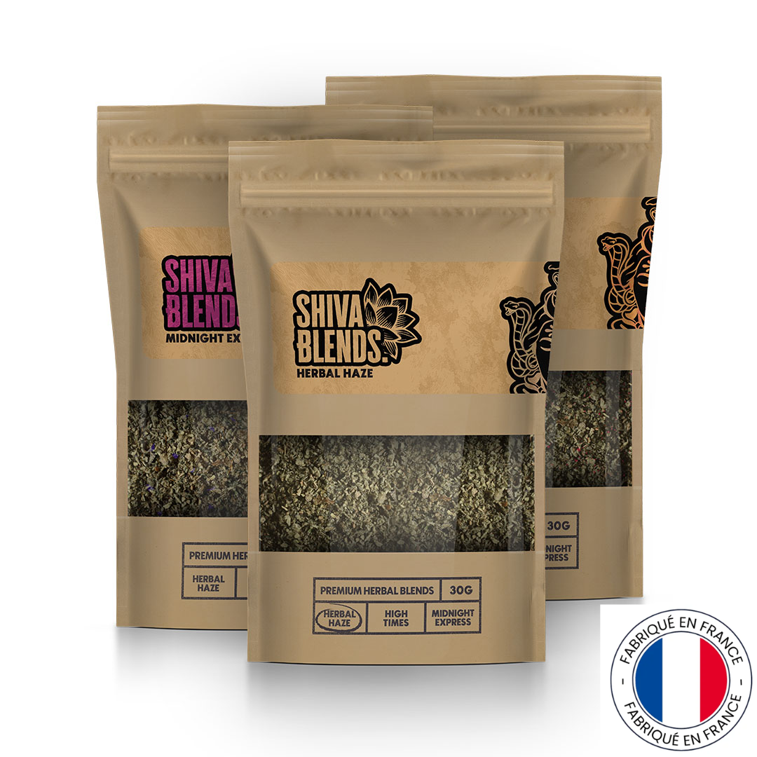 Shiva Blends – Substituts de Tabac 100 % Plantes – 30g