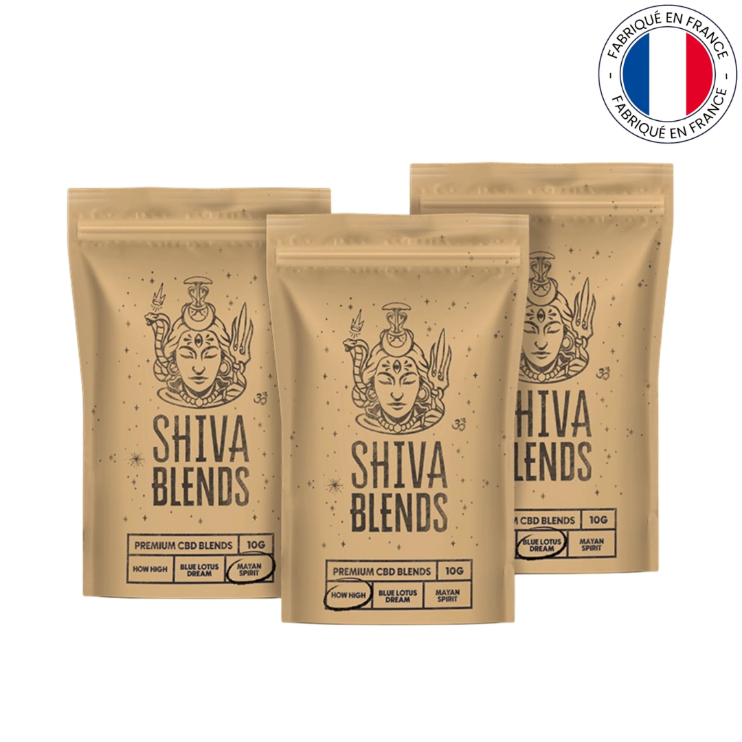 Shiva Blends – Substituts de Tabac 100 % Plantes – 30g