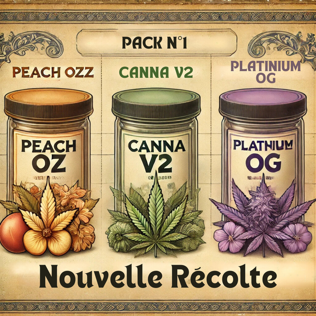 PACK NOUVELLE Récoltes Française n°1 - 20g = 3€ le gramme