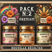 PACK PREMIUM NOUVELLE Récoltes Française n°2 - 20g = 4.5€ le gramme