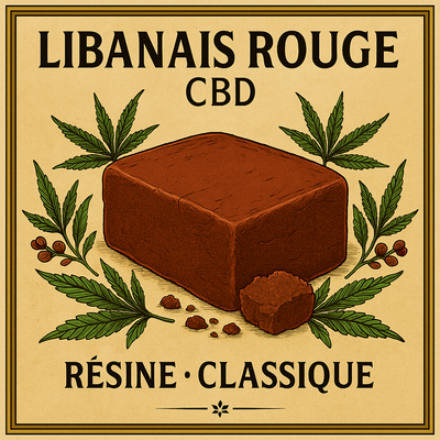 Résines Libanais Rouge CBD CBG