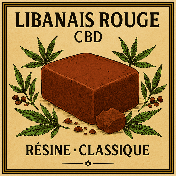 Résines Libanais Rouge CBD CBG