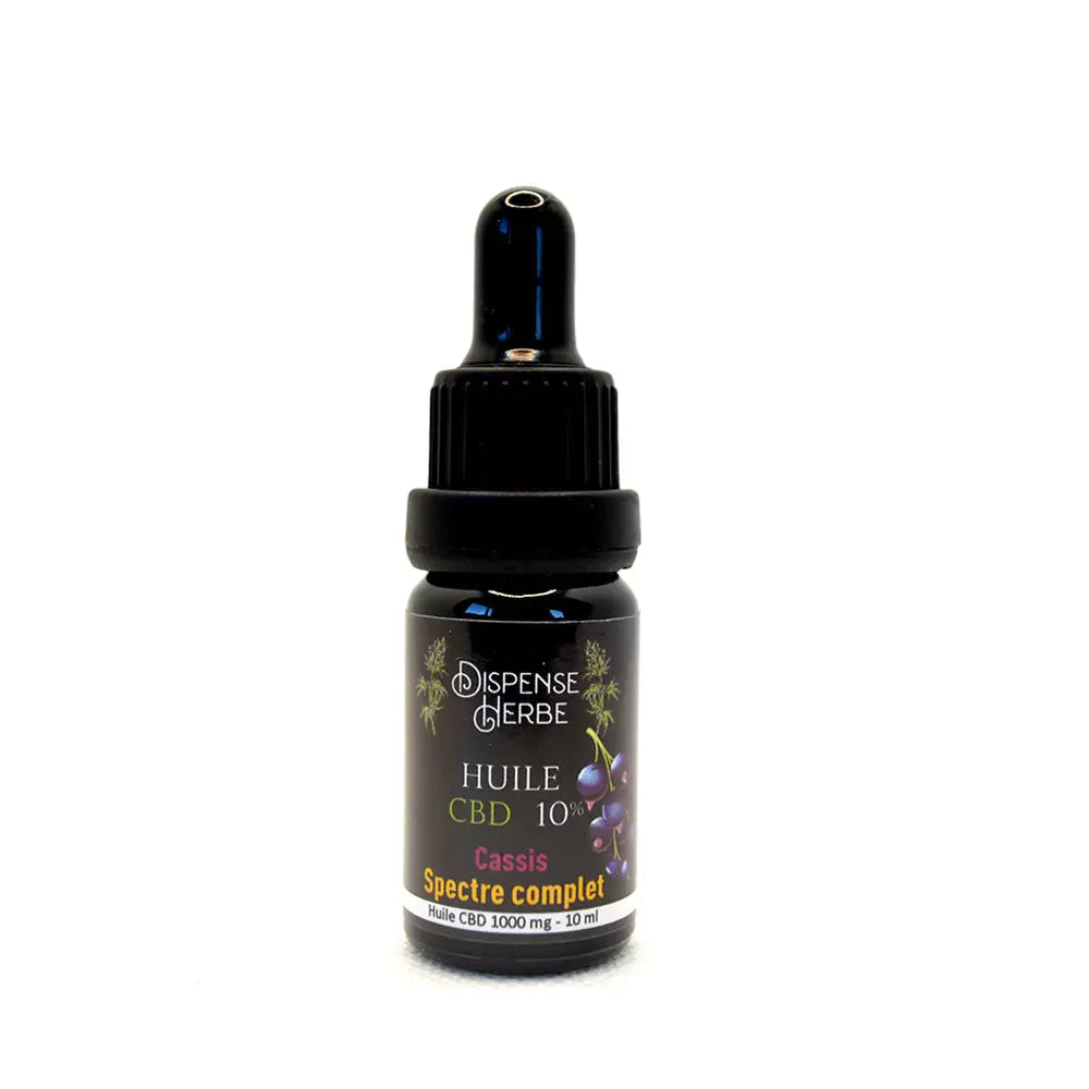Huile CBD <br> Full Spectrum Goût Cassis - DispenseHerbe 🍀