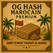 Résine CBD – OG Hash Marocain/RIF Premium