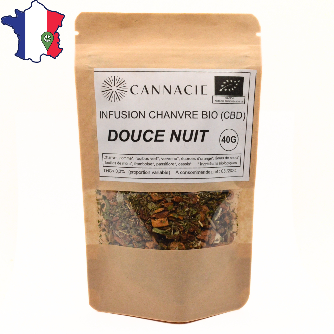 Infusion CBD <br> Douce Nuit - DispenseHerbe 🍀