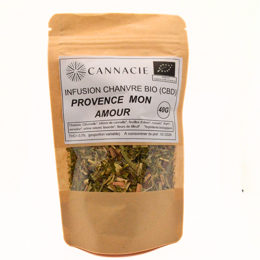 Infusion CBD <br> PROVENCE MON AMOUR - DispenseHerbe 🍀