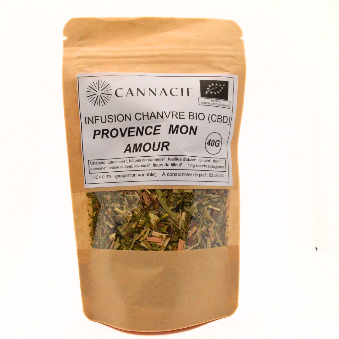 Infusion CBD <br> PROVENCE MON AMOUR - DispenseHerbe 🍀