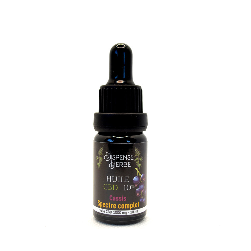 Huile CBD <br> Full Spectrum Goût Cassis - DispenseHerbe 🍀