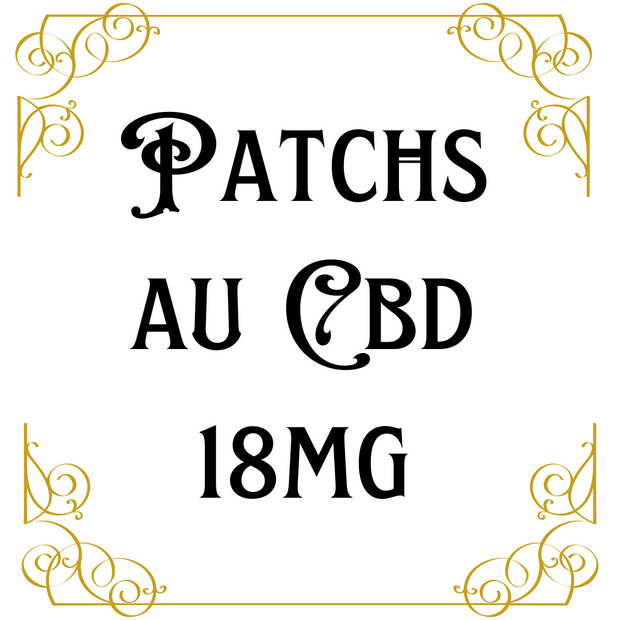Pacths CBD <br> Anti-Douleur - Sevrage Patchs au Cbd 18mg - DispenseHerbe 🍀