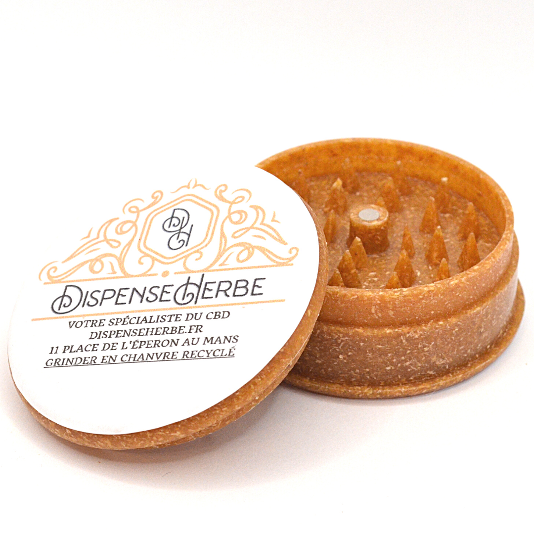 Grinder Bio en Chanvre Recyclé - DispenseHerbe 🍀